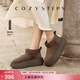 COZY STEPS可至女士25冬季新款保暖防寒厚底增高時(shí)尚百搭羊皮毛一體雪地靴 瀝青色 36