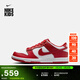 耐克大童平底運動(dòng)鞋夏季男女童低幫抓地耐穿板鞋NIKE DUNK FB9109 119白/大學(xué)紅 38.5
