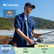 Columbia戶(hù)外男女釣魚(yú)系列UPF50防曬防紫外線(xiàn)襯衫FJ7048 468 碳藍色 男女同款   L (180/100A)