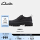 Clarks其樂(lè )輕酷系列男鞋英倫風(fēng)通勤百搭舒適透氣休皮鞋男士休閑鞋 黑色 261760877 42