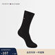 Tommy Hilfiger男裝含羊毛混紡簡(jiǎn)約小繡標商務(wù)紳士休閑純色運動(dòng)中筒襪子 黑色078 均碼