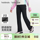 巴拉巴拉balaOne兒童長(cháng)褲女童加絨褲子2025秋冬喇叭褲保暖潮208425108011