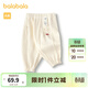 巴拉巴拉樂(lè )樂(lè )趣IP童裝寶寶褲子女童休閑褲新秋裝兒童 奶白10501 100 cm