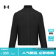 安德瑪（UNDERARMOUR）UA春夏Matchable立領(lǐng)運動(dòng)休閑夾克外套6014387 黑色001 XL