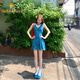 Sweetly·Sun法式復古碎花吊帶連衣裙女夏季新款韓版收腰顯瘦背心裙無(wú)袖短裙子 藍色 S 建議90斤