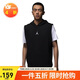 Jordan男喬丹 寬肩背心 飛人Logo 速干透氣 連帽運動(dòng)服DZ0572-010黑M