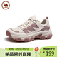 駱駝牌 休閑鞋網(wǎng)面戶(hù)外運動(dòng)鞋男女同款跑步鞋P25M342015 粉白 38