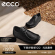 愛(ài)步（ECCO）時(shí)尚袋鼠鞋 春夏男女同款軟底舒適增高一腳蹬皮鞋 JOKE系列552504 黑色55250490000 40