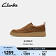 Clarks其樂(lè )Polden Moc男鞋英倫厚底復古輕盈休閑皮鞋 深棕色 261808657 【尺碼偏大 詳詢(xún)客服】 43