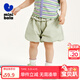 迷你巴拉女童兒童可愛(ài)純棉褲子25夏新款【燈籠短褲】 豆沙綠40063 100 cm