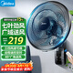 美的（Midea）壁扇 掛壁電風(fēng)扇家用七葉遙控風(fēng)扇食堂餐廳商用電扇搖頭工業(yè)壁掛式工程扇 FWA35WAR