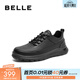 百麗（Belle）輕便厚底休閑鞋男款新款網(wǎng)面透氣運動(dòng)鞋A1447BM4預售 黑色-單里A1715 41 (255mm)