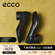 愛(ài)步（ECCO）單鞋女 一腳蹬包頭牛皮高跟鞋 雕塑奢華系列222493 黑色22249301001 37