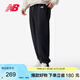 NEW BALANCE 運動(dòng)褲男款休閑運動(dòng)束腳針織長(cháng)褲AMP41519 BK L 