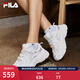 斐樂(lè )（FILA）官方女鞋老爹鞋運動(dòng)鞋火星3休閑跑步運動(dòng)鞋 星白/奶油白色-SC 37.5