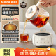 蘇泊爾（SUPOR）養生壺 燒水壺煮茶壺 恒溫壺 家用熱水壺保溫壺花茶壺電熱水壺 全玻璃0膠水 1L SW-10Y05Q