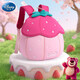 迪士尼（Disney）幼兒園書(shū)包女童3-6歲兒童小背包戶(hù)外出游輕便春游女孩 草莓熊蘑菇包 粉色 2-6歲