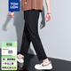 唐獅（TonLion）2026春夏新款男寬松基本小直筒休閑長(cháng)褲百搭潮流褲子男