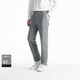 太平鳥(niǎo)男裝 休閑長(cháng)褲灰色商務(wù)斯文垂感通勤品質(zhì)西裝褲男 灰藍1(修身) 3XL