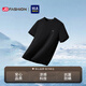 海瀾之家（HLA）短袖T恤男【京東專(zhuān)供】26新品山不在高系列繡花涼感短袖男夏季