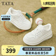 TATA/他她2026春商場(chǎng)同款加絨阿甘鞋女休閑運動(dòng)鞋 白色 38