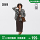 森馬（Semir）[商場(chǎng)同款]連衣裙女U領(lǐng)背心裙格子襯衫2025秋兩件套101525114009