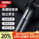 膳魔師（THERMOS）雙層玻璃400ml男女水杯茶杯水紋行者帶茶漏杯TCGB-400-D-BK 黑色