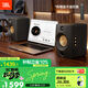 JBL CM500立體聲藍牙音箱音響 桌面電腦臺式機家用音箱無(wú)線(xiàn)有源監聽(tīng)HIFI游戲音響 生日禮物男生 黑色