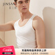 金三塔背心男100%桑蠶絲男士圓領(lǐng)背心1YZM4A501 白色 XL