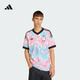 adidas比利時(shí)國家隊世界杯客場(chǎng)球迷版速干足球短袖球衣男阿迪達斯