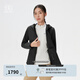 KOLON SPORT/可隆戶(hù)外軟殼衣 女子防風(fēng)接觸涼感UPF50+防曬夾克 LKJK6MN066-BK 黑色 S 160/84A