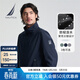 諾帝卡（NAUTICA）男裝25春季新款防輕潑水舒適小立領(lǐng)夾克外套男JE5150 藏青4NV L