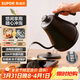 蘇泊爾（SUPOR）電水壺熱水壺 0.8L手沖咖啡壺長(cháng)嘴細口茶藝壺 燒水壺 304不銹鋼  泡茶壺 SW-08C01