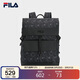 FILA斐樂(lè )官方【黑武士】男士背包冬時(shí)尚休閑翻蓋雙肩包書(shū)包電腦包