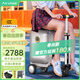 愛(ài)爾威（Airwheel）電動(dòng)行李箱智能拉桿箱可騎行載人登機箱代步20英寸旅行箱 豪華版-銀