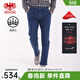 威鵬（weipeng）[商場(chǎng)同款]牛仔褲男款冬季新款加絨加厚彈力中年休閑西褲814006 普藍（褲長(cháng)103CM) 36 碼（腰圍94CM/約2.82尺）