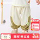 巴拉巴拉童裝寶寶褲子嬰兒防蚊褲男童女童長(cháng)褲夏裝薄款舒適透氣潮 【網(wǎng)眼涼感】奶白-208225108202 100