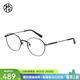 木九十眼鏡經(jīng)典金屬百搭圓框眼鏡近視可配度數鏡片眼鏡框MJ101FK043 BKC1 石墨黑