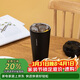 樂(lè )扣樂(lè )扣（LOCK&LOCK）保溫杯遇見(jiàn)元氣保溫保冷咖啡杯彈跳蓋男女顏值水杯550ML黑色