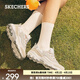 斯凱奇（Skechers）奶茶熊休閑運動(dòng)鞋女子時(shí)尚厚底老爹鞋熊貓鞋增高1492 自然色/NAT 37