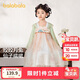 巴拉巴拉童裝女童漢服國風(fēng)連衣裙春秋寶寶襦裙演出服兒童裙子