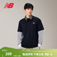 NEW BALANCE NB官方夏季男款時(shí)尚百搭舒適圓領(lǐng)運動(dòng)短袖T恤 BK AMT52330 XL