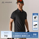 巍德（VAUDE）男士短袖防曬涼感POLO衫高端商務(wù)通勤T恤經(jīng)典透氣速干衣短袖 VAUDE黑【速干汗無(wú)痕】111 XL