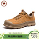 駱駝牌 男靴戶(hù)外復古休閑工裝靴大黃靴登山鞋 P15A307017 沙漠黃 40