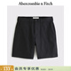 Abercrombie & Fitch【百搭多口袋】美式百搭通勤西裝短褲25夏季男裝128-5037 黑色 34 W(180/86A)