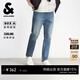 杰克·瓊斯（JACK&JONES）男裝26年新款春夏季九分牛仔褲男903直筒【涼感】小個(gè)子牛仔褲子 E39中牛仔藍 常規 28 165 W28