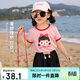 LUSON陳大豬女童T恤純棉短袖2025夏季新款卡通印花洋氣兒童半袖上衣薄