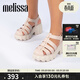 梅麗莎（melissa）Megan高跟時(shí)尚果凍羅馬齒輪涼鞋女33835 米色 38