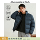 Abercrombie & Fitch美式時(shí)尚雙拉鏈LOGO加厚立領(lǐng)羽絨服外套25秋冬男裝132-5206 藍色 XS (170/84A)