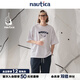 nautica white sail白帆×CityBoy 日系休閑無(wú)性別經(jīng)典笑臉多巴胺短袖T恤TW5101 白色1BW S